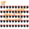 KCD11 3A 250V AC Red Color 2 pin SPST Round Mini Plastic Rocker Switch Pack of 500